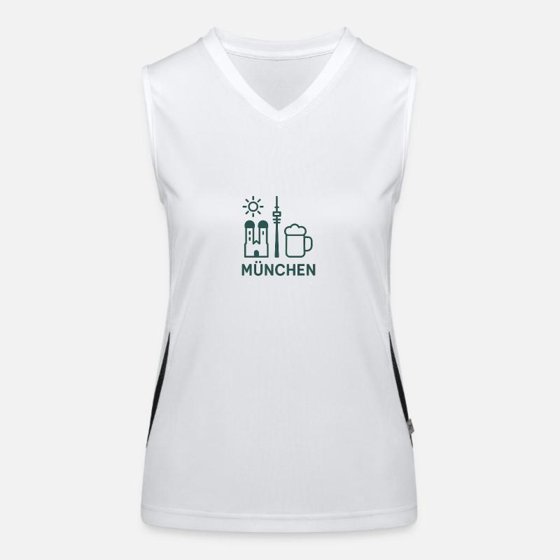 Munich Women's Functional Contrast Tank Top