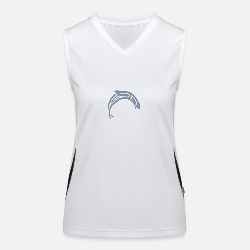 Celtic Sealion Logo Débardeur respirant contrasté Femme