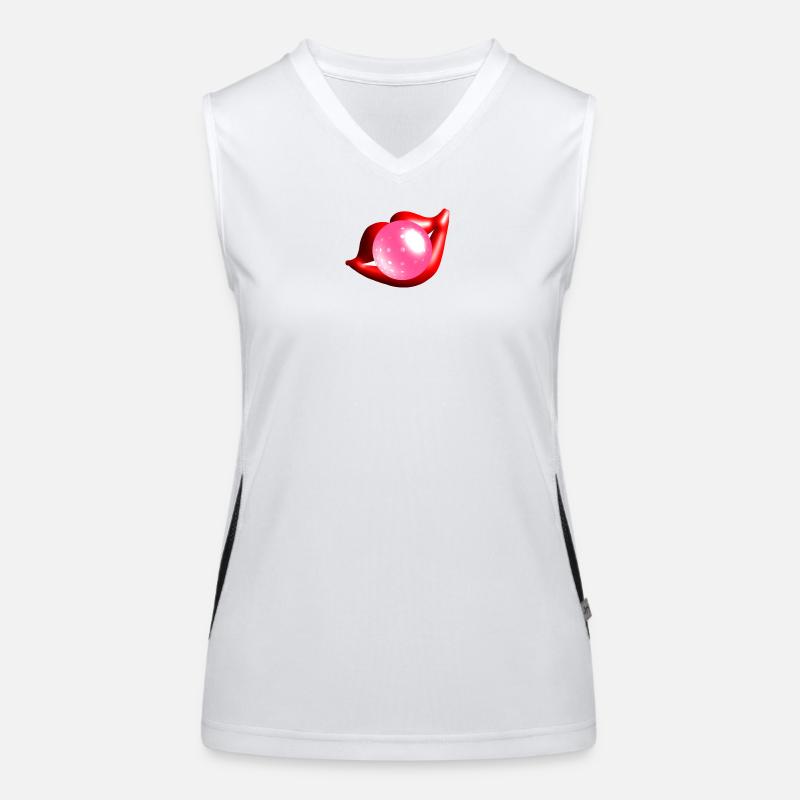 Bubble gum bubble Women's Functional Contrast Tank Top
