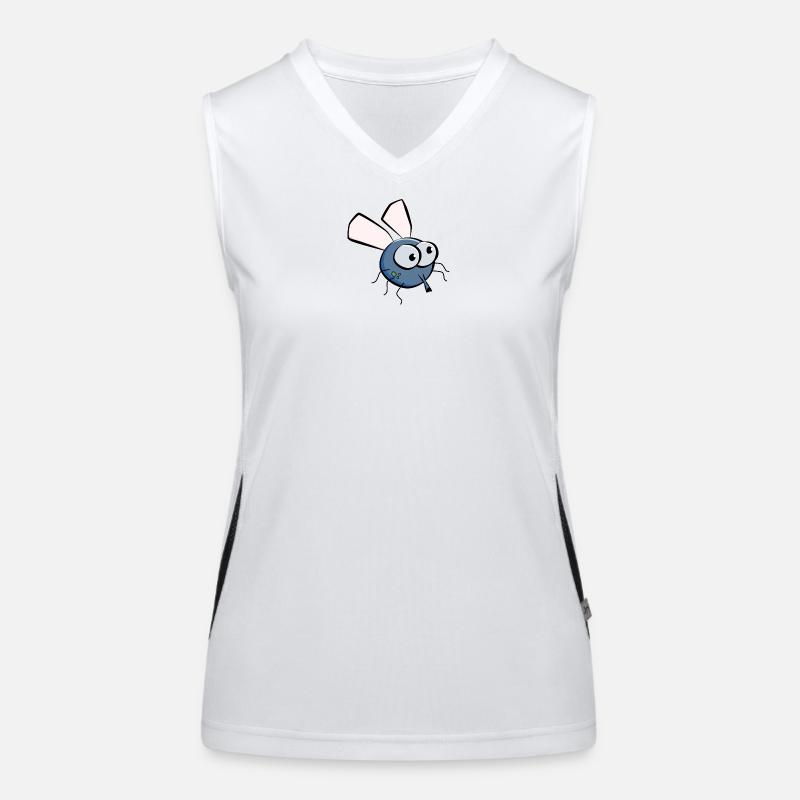 Die Fliege Funktionelles Kontrast-Tank Top für Frauen