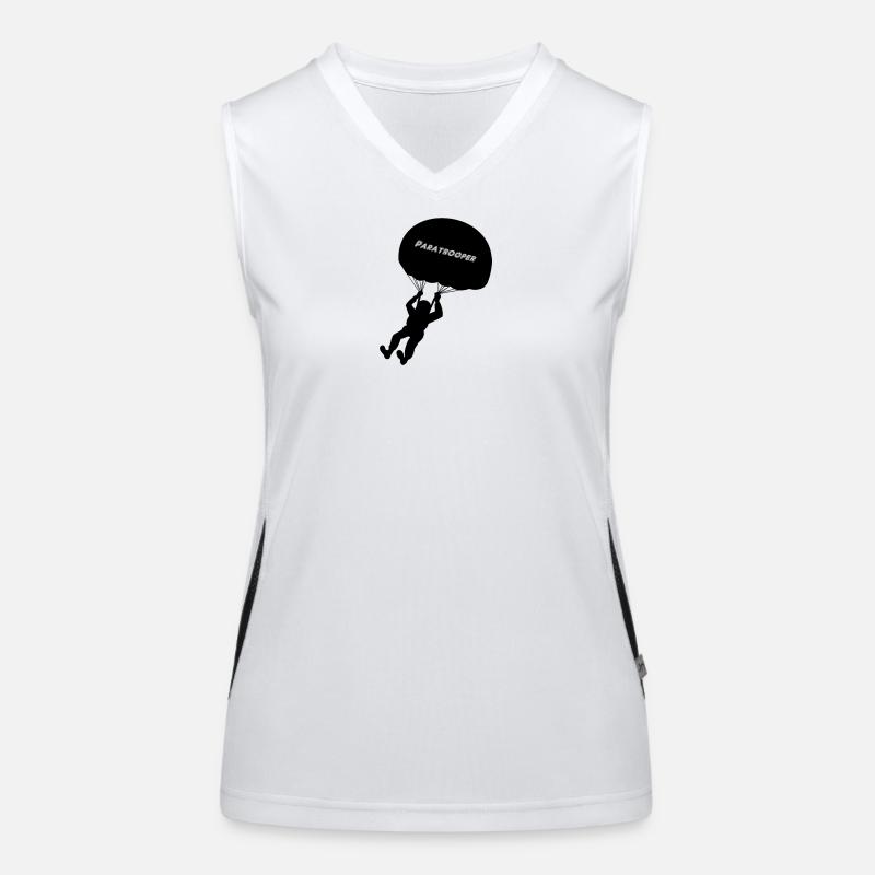 Fallschirmjaeger Funktionelles Kontrast-Tank Top für Frauen