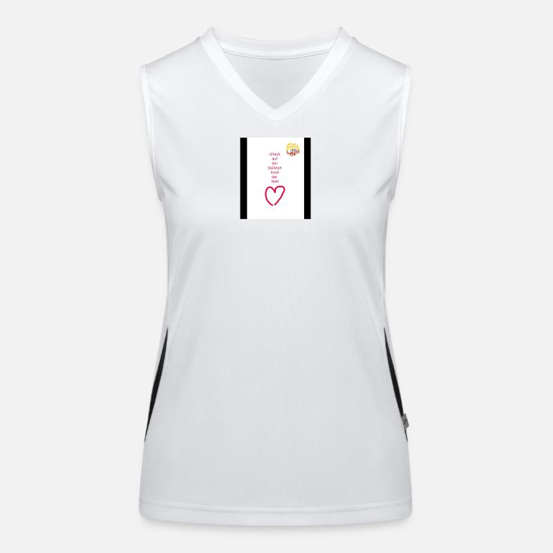 Urlaub Funktionelles Kontrast-Tank Top für Frauen