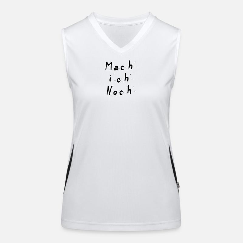Mach ich noch Funktionelles Kontrast-Tank Top für Frauen
