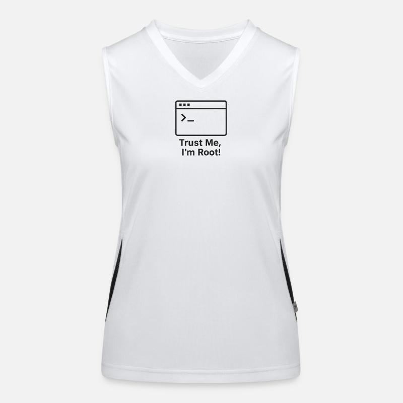 Trust Me I am Root Funktionelles Kontrast-Tank Top für Frauen
