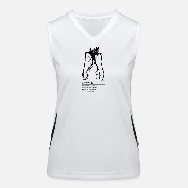 Backrooms Entity 0 black Funktionelles Kontrast-Tank Top für Frauen