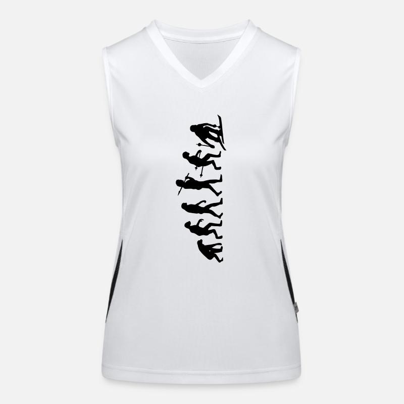 Evolution Ski Funktionelles Kontrast-Tank Top für Frauen