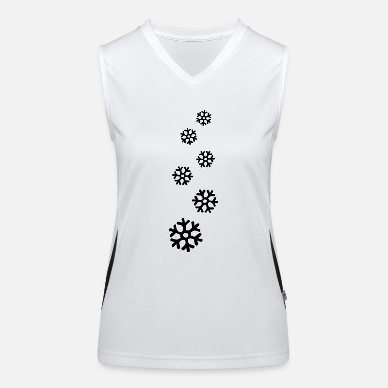 schneeflocken_r1 Women's Functional Contrast Tank Top