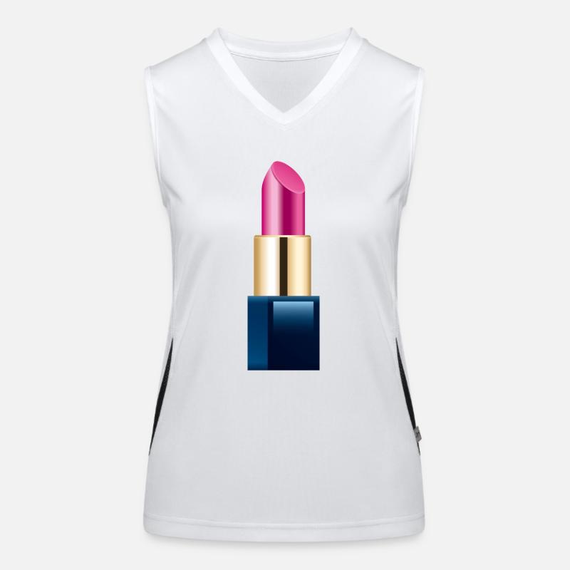 Smiley Lippgloss Débardeur respirant contrasté Femme