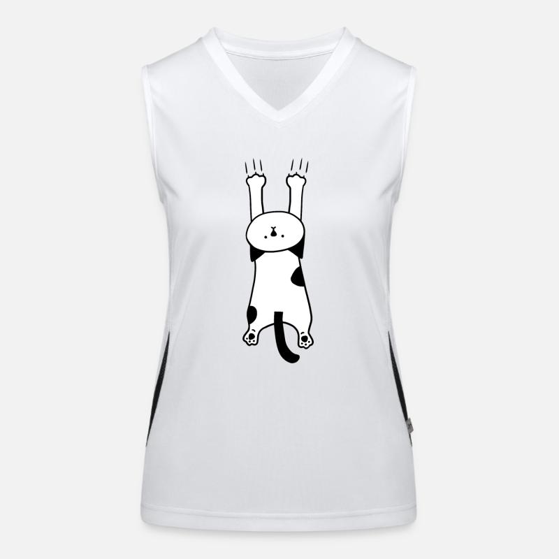 Halten! Funktionelles Kontrast-Tank Top für Frauen