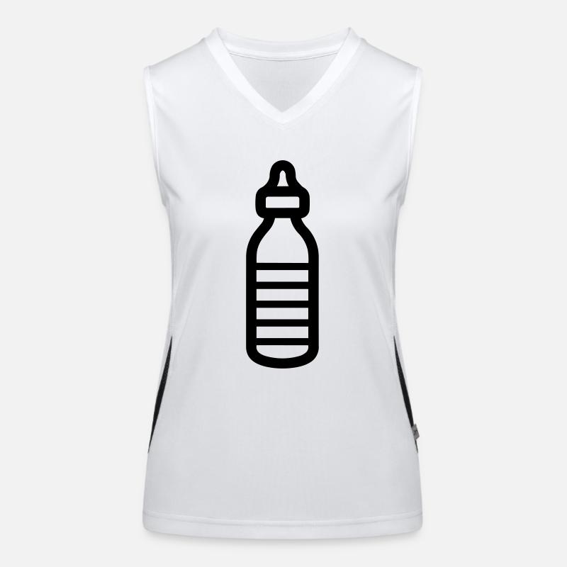 Flasche Funktionelles Kontrast-Tank Top für Frauen