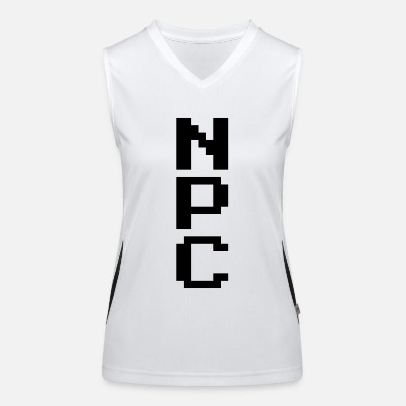 NPC - Non Playable Character Women's Functional Contrast Tank Top