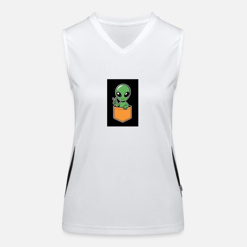 Alien Funktionelles Kontrast-Tank Top für Frauen