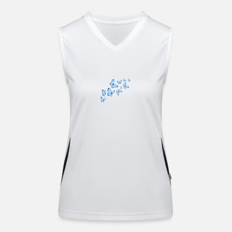 Butterflies Women's Functional Contrast Tank Top