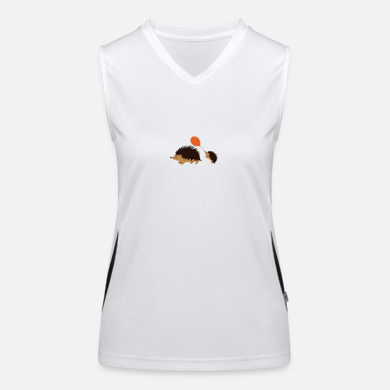 hérisson Débardeur respirant contrasté Femme