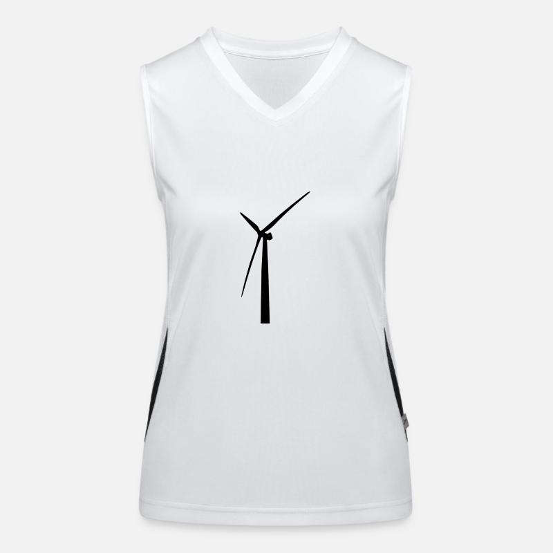 Windmühle! Geschenkidee Geschenk Funktionelles Kontrast-Tank Top für Frauen