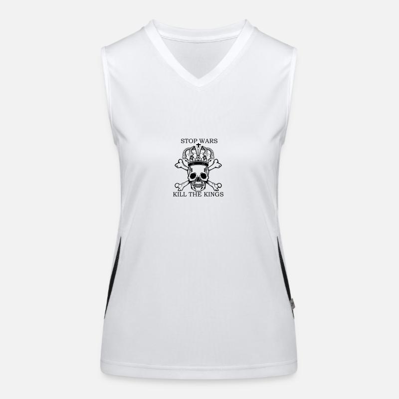 Stop Wars - Kill the Kings Funktionelles Kontrast-Tank Top für Frauen