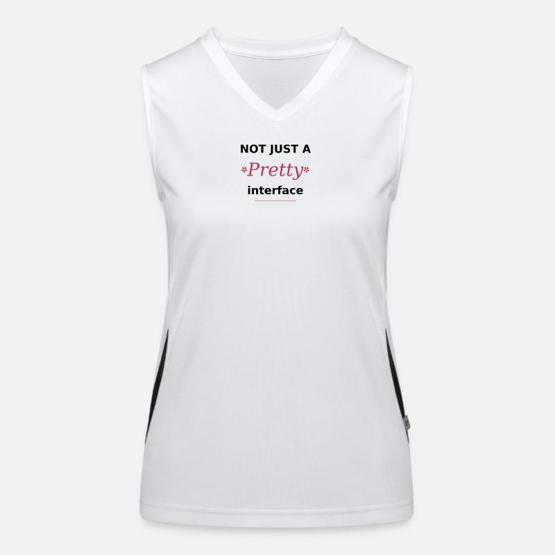 Not just a pretty Interface - UI/UX Tech Style Women's Functional Contrast Tank Top