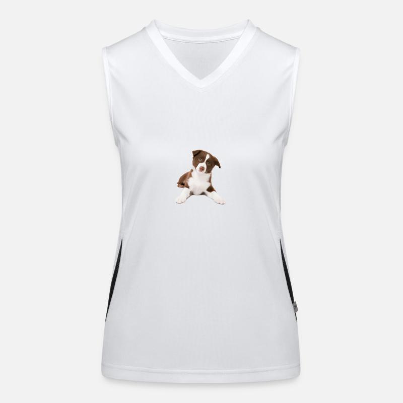 Chiot Débardeur respirant contrasté Femme