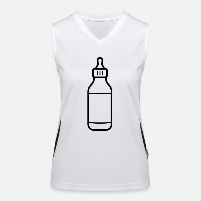 Flasche Funktionelles Kontrast-Tank Top für Frauen