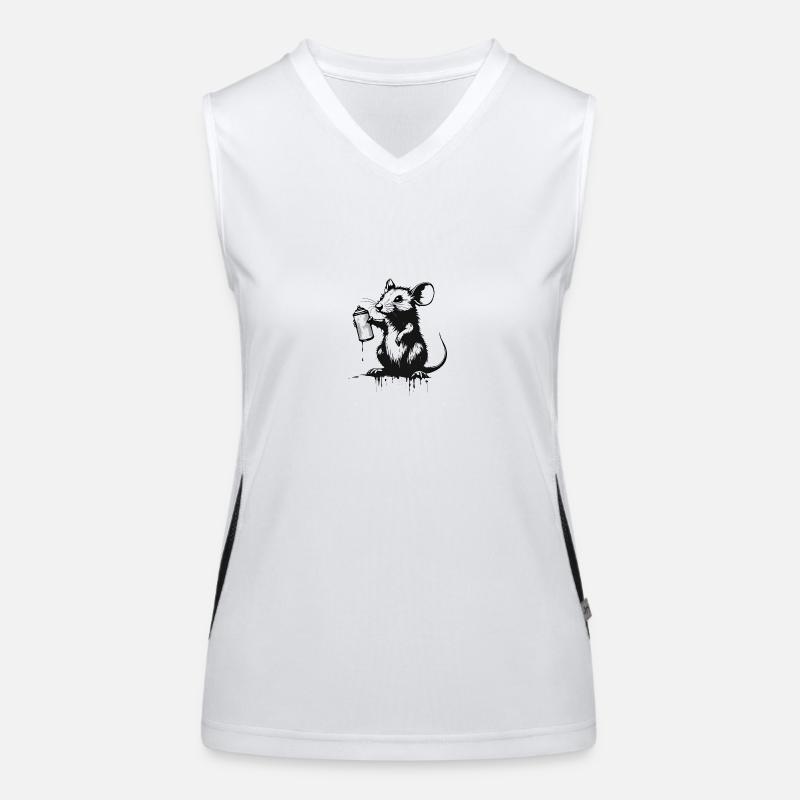 Kunst Funktionelles Kontrast-Tank Top für Frauen