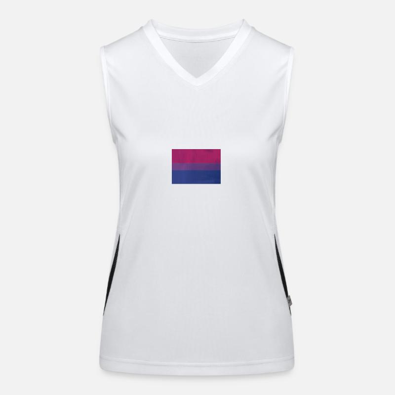 Bi Pride Flag Women's Functional Contrast Tank Top