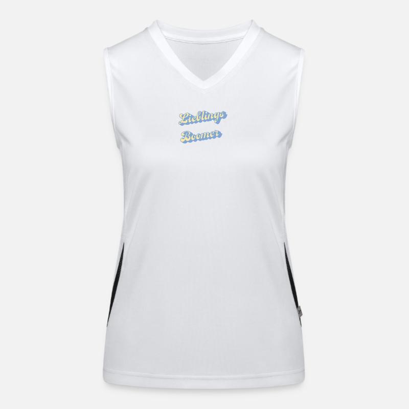 Lieblings Boomer Retro Script Funktionelles Kontrast-Tank Top für Frauen