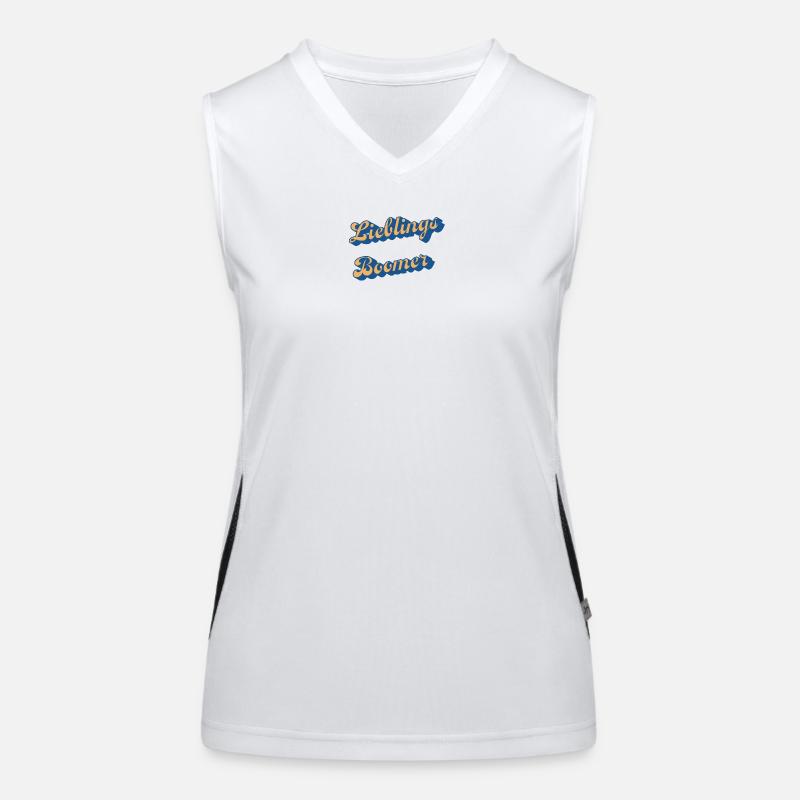 Liebings Boomer Script Logo Women's Functional Contrast Tank Top
