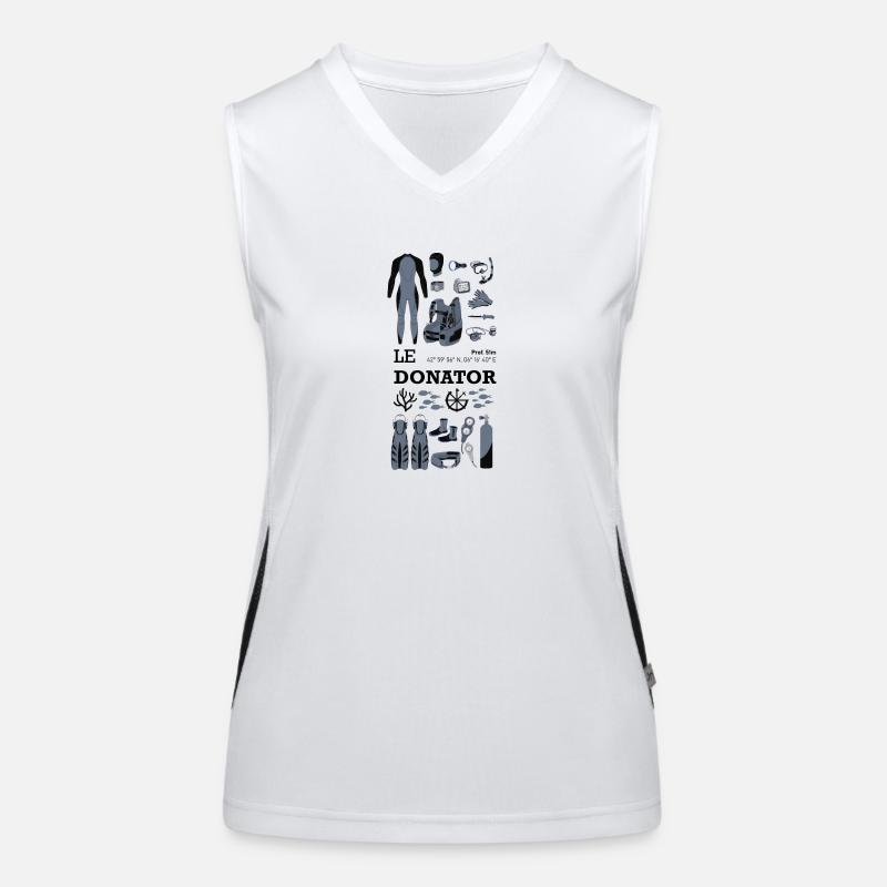 I can't, I have wreck diving. Women's Functional Contrast Tank Top