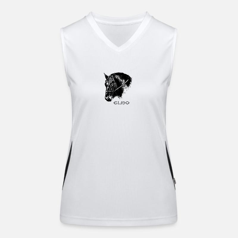 Elmo Funktionelles Kontrast-Tank Top für Frauen