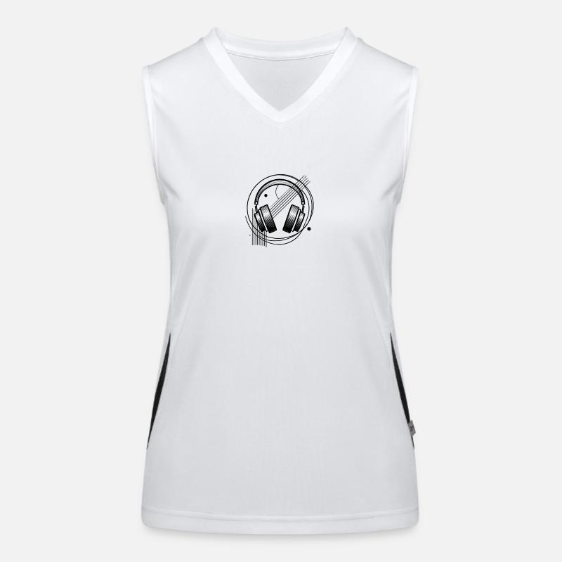 Casque Débardeur respirant contrasté Femme