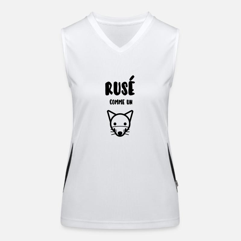 Rusé comme un renard Débardeur respirant contrasté Femme