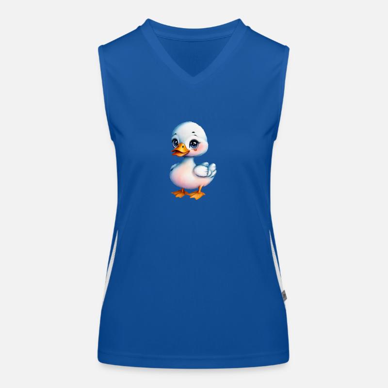 Entchen Funktionelles Kontrast-Tank Top für Frauen