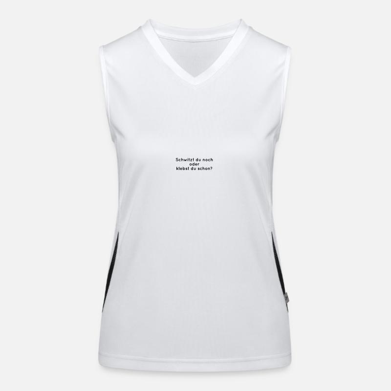 Schwitzen oder Kleben? Funktionelles Kontrast-Tank Top für Frauen