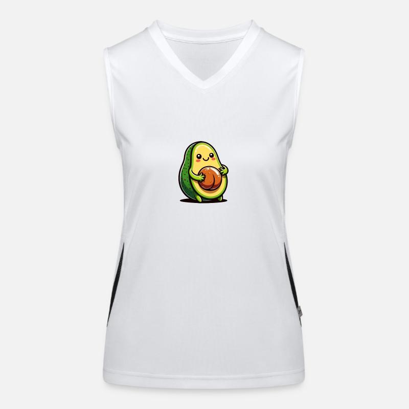 Avocado Crawl Belly Women's Functional Contrast Tank Top
