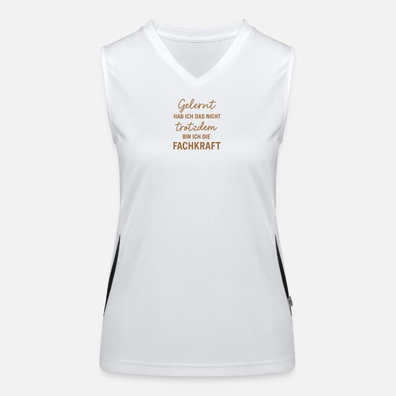 I didn't learn it... nevertheless a specialist. Women's Functional Contrast Tank Top