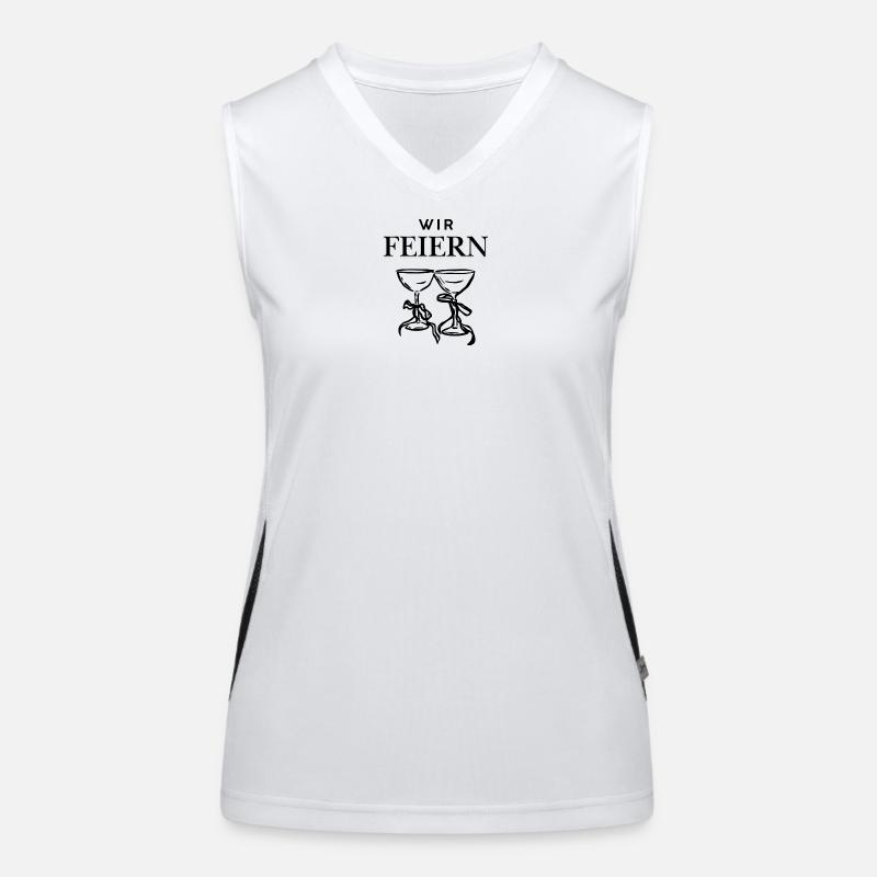 Nous célébrons Débardeur respirant contrasté Femme