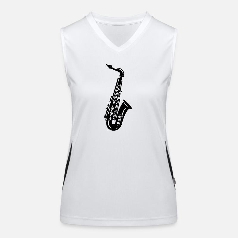 saxophone Women's Functional Contrast Tank Top