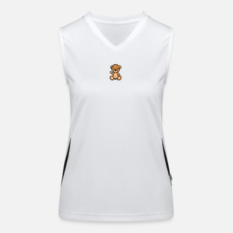 Pixel MiniTeddy Bear Débardeur respirant contrasté Femme