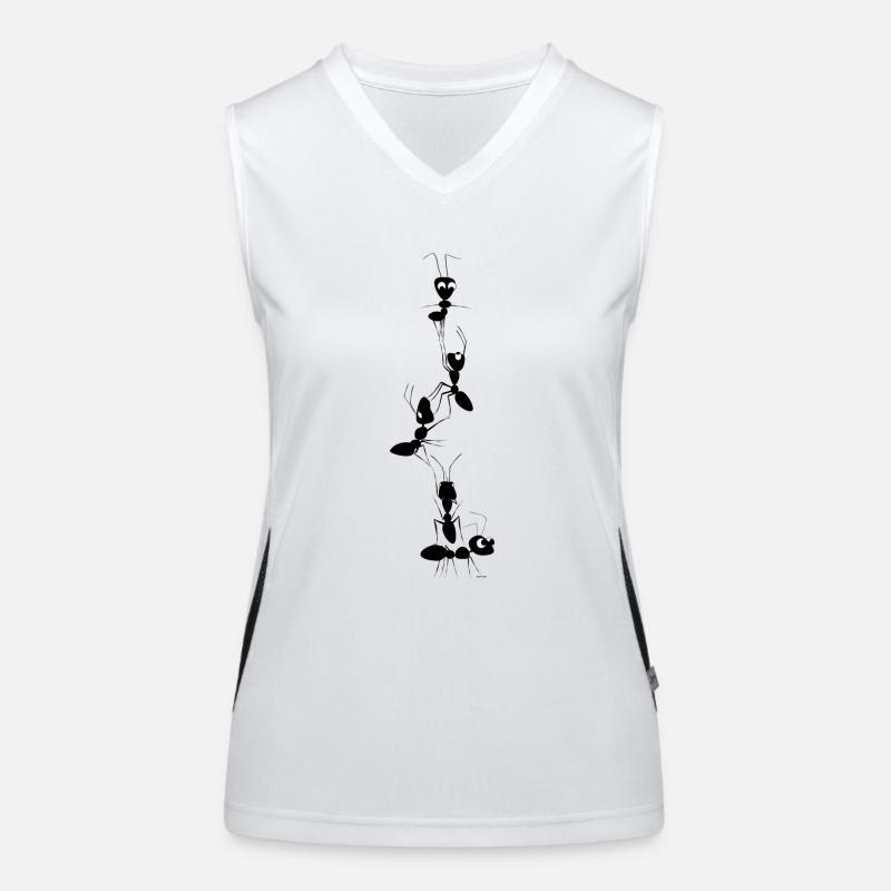 Fourmis Débardeur respirant contrasté Femme