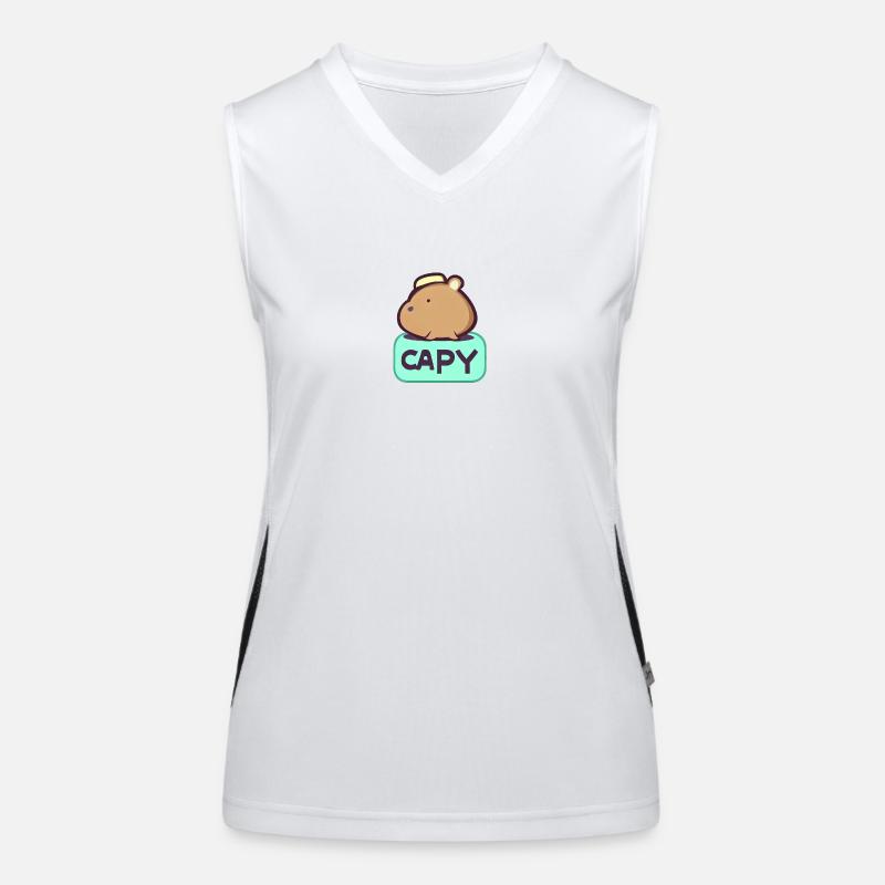 Hat Capybara Débardeur respirant contrasté Femme