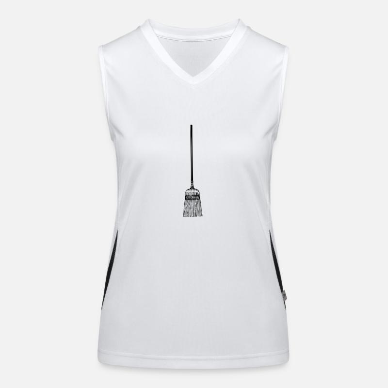 bezem Functionele contrasterende tanktop voor vrouwen