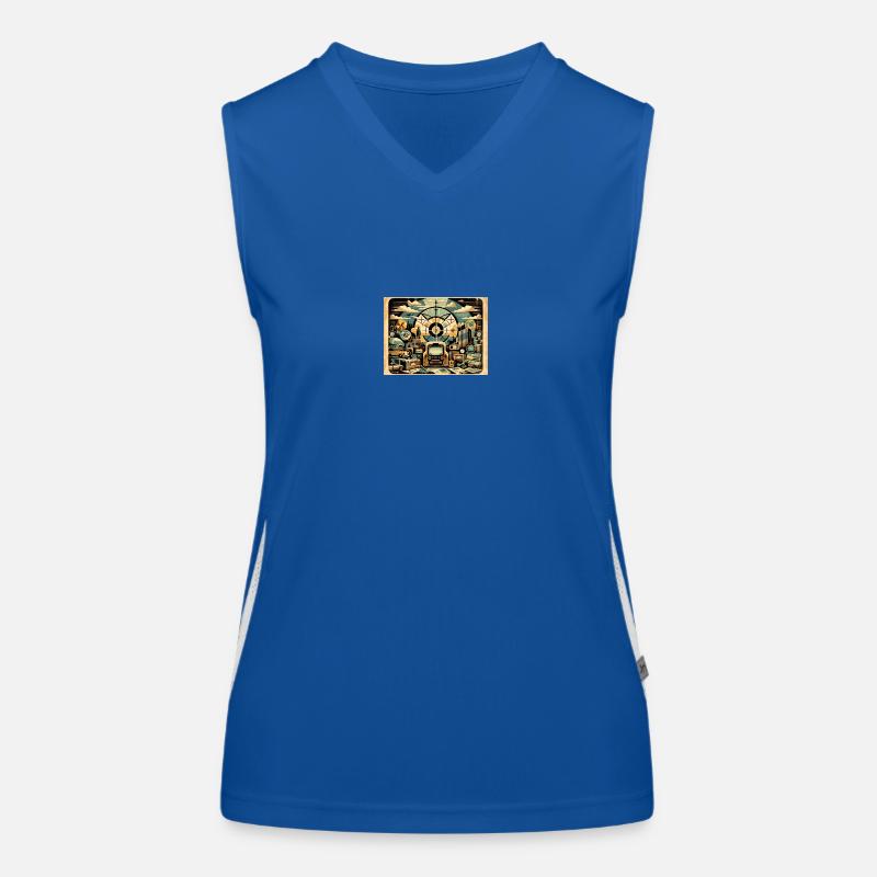 Retro Fallout Women's Functional Contrast Tank Top