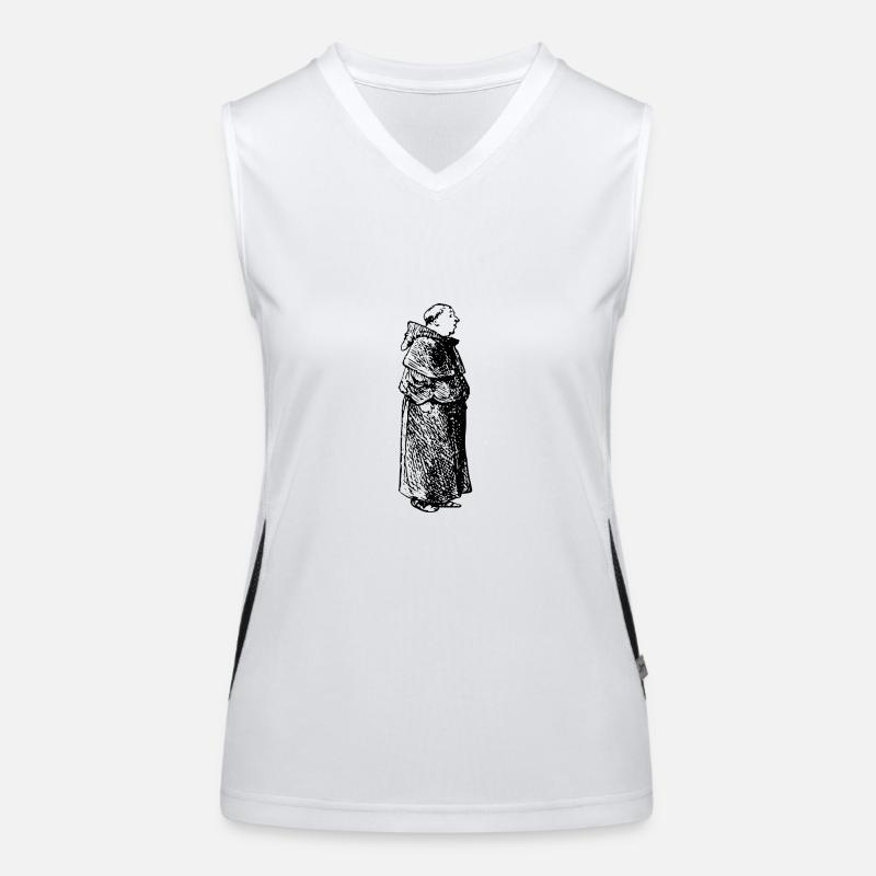 Mönch Funktionelles Kontrast-Tank Top für Frauen