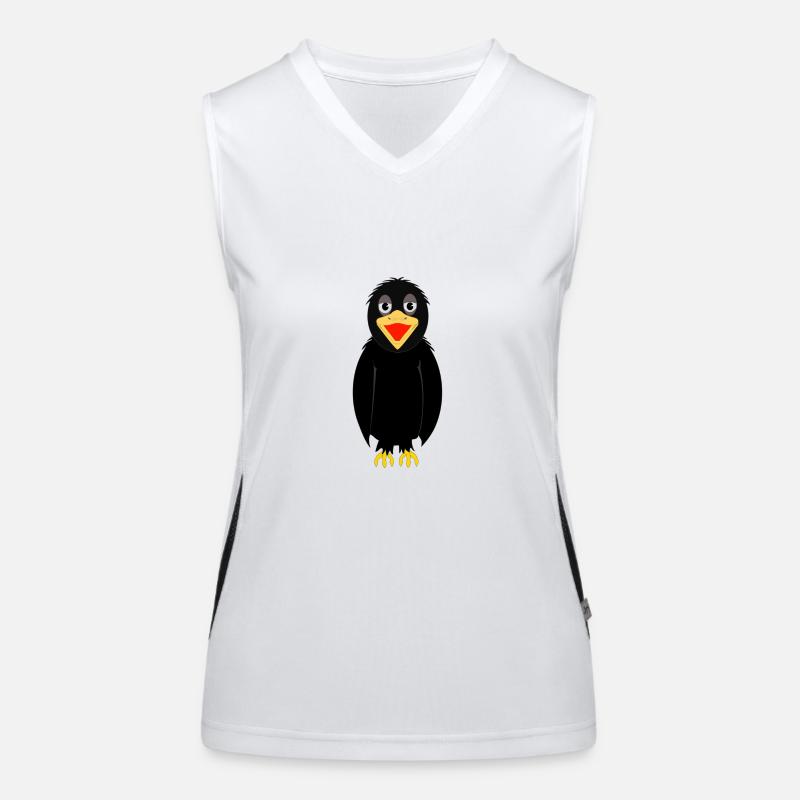 corbeau Débardeur respirant contrasté Femme
