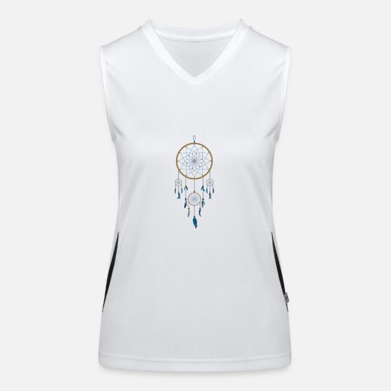 Traumfänger Funktionelles Kontrast-Tank Top für Frauen