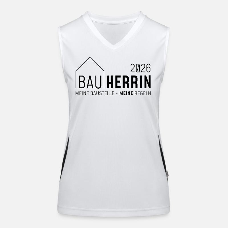 Client. My construction site - MY rules Women's Functional Contrast Tank Top