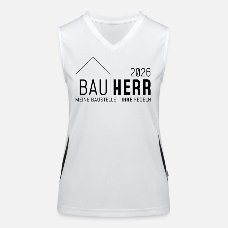 Builder 2026 - My construction site YOUR rules Women's Functional Contrast Tank Top