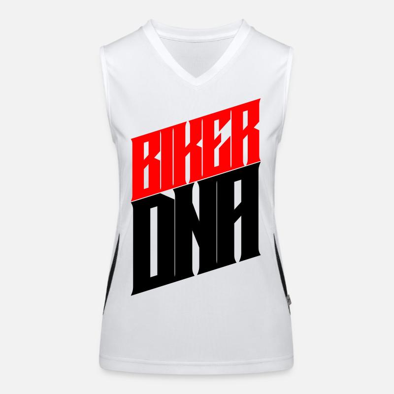 BIKER DNA Funktionelles Kontrast-Tank Top für Frauen