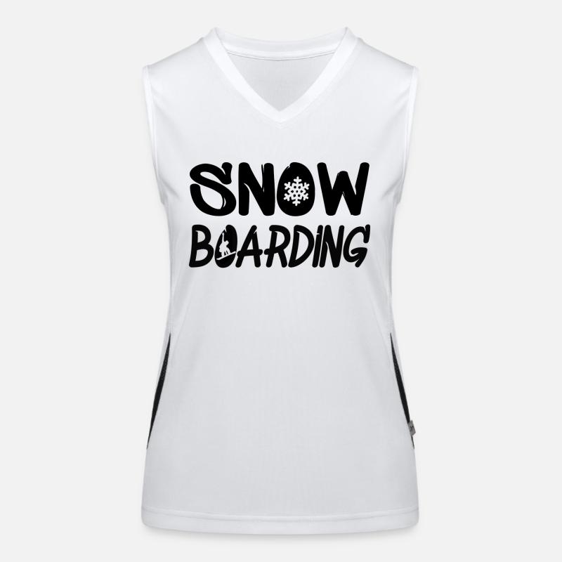 Snowboarding Funktionelles Kontrast-Tank Top für Frauen