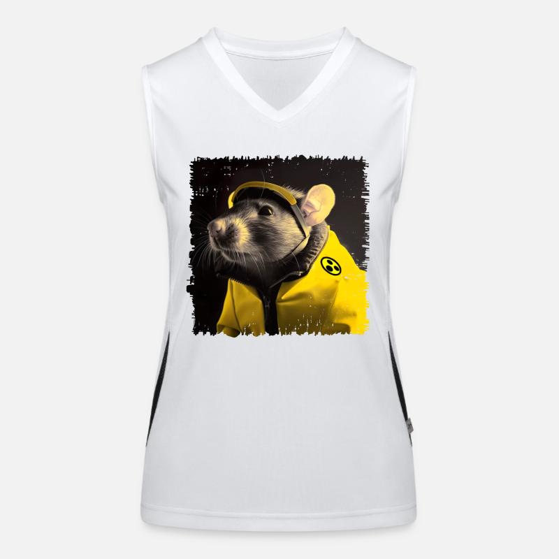 Rats dans le service de neutralisation des explosifs et munitions Débardeur respirant contrasté Femme